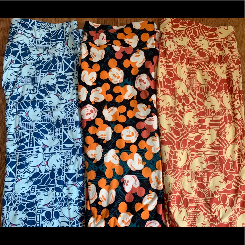 Three-pack of Disney Vintage Mickey LuLaRoe TC